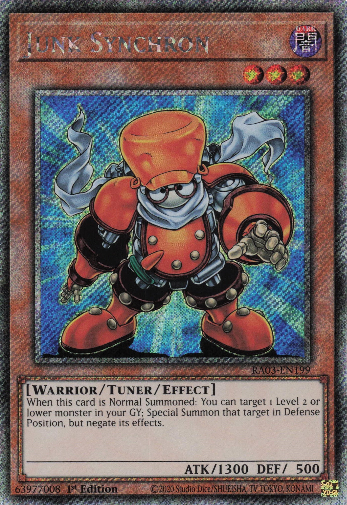 Junk Synchron RA03-EN199 - Platinum Secret Rare -