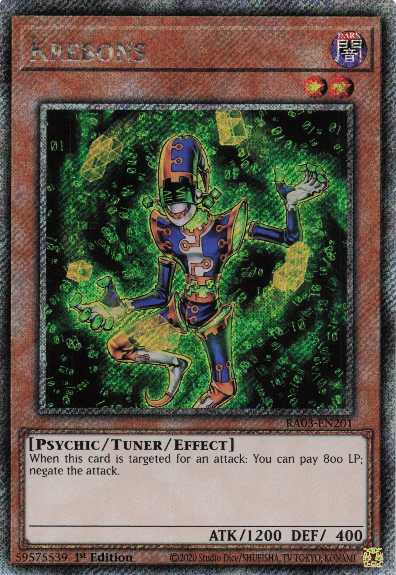 Krebons RA03-EN201 - Quarter Century Secret Rare -