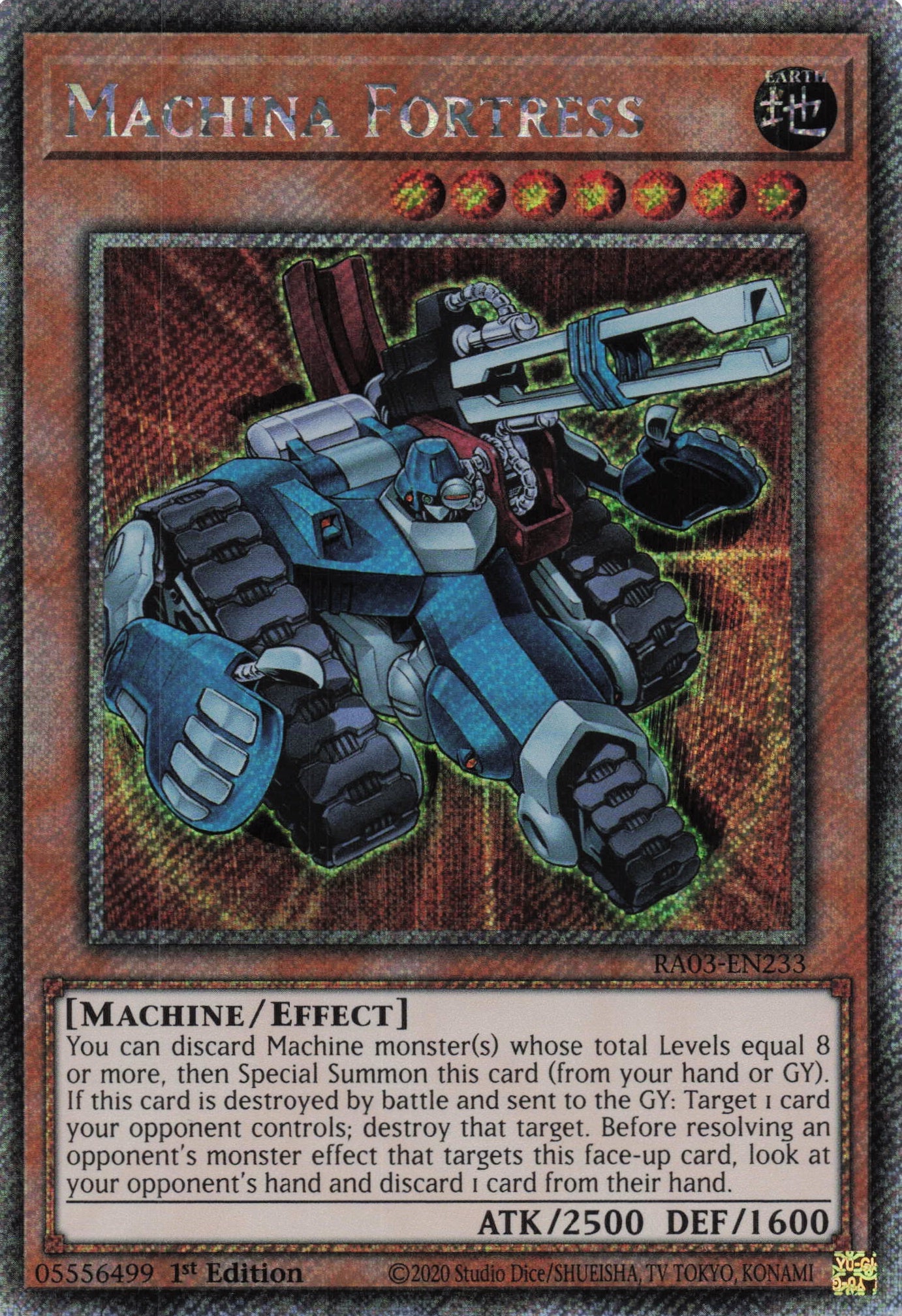 Machina Fortress RA03-EN233 - Platinum Secret Rare -