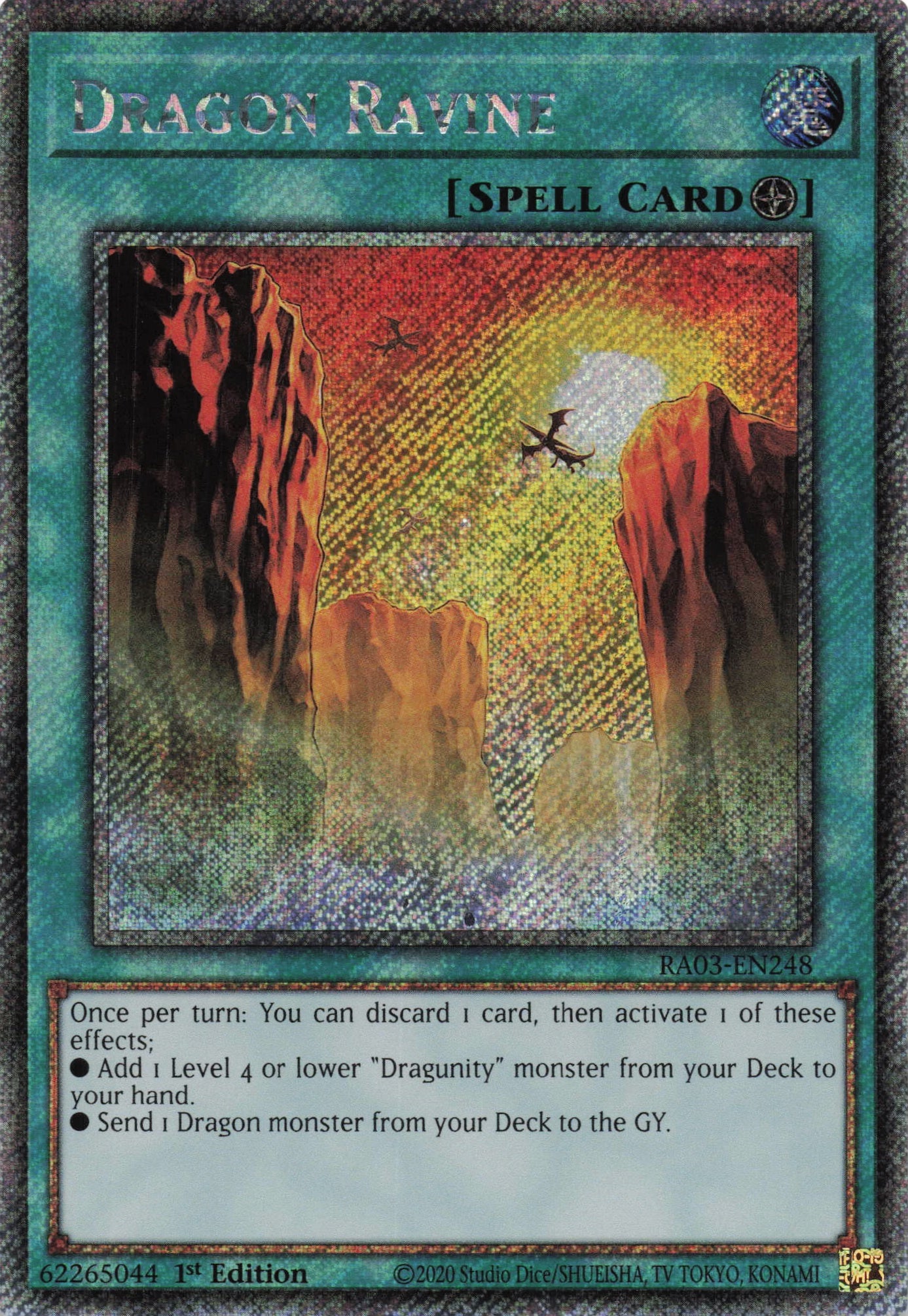 Dragon Ravine RA03-EN248 - Quarter Century Secret Rare -