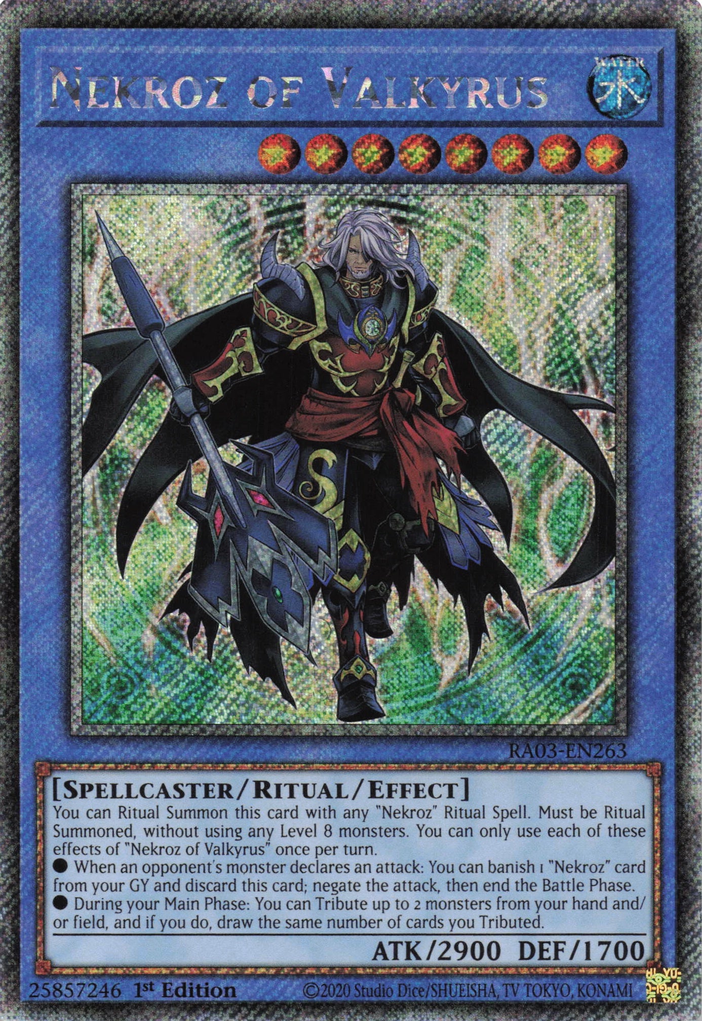 Nekroz of Valkyrus RA03-EN263 - Quarter Century Secret Rare -