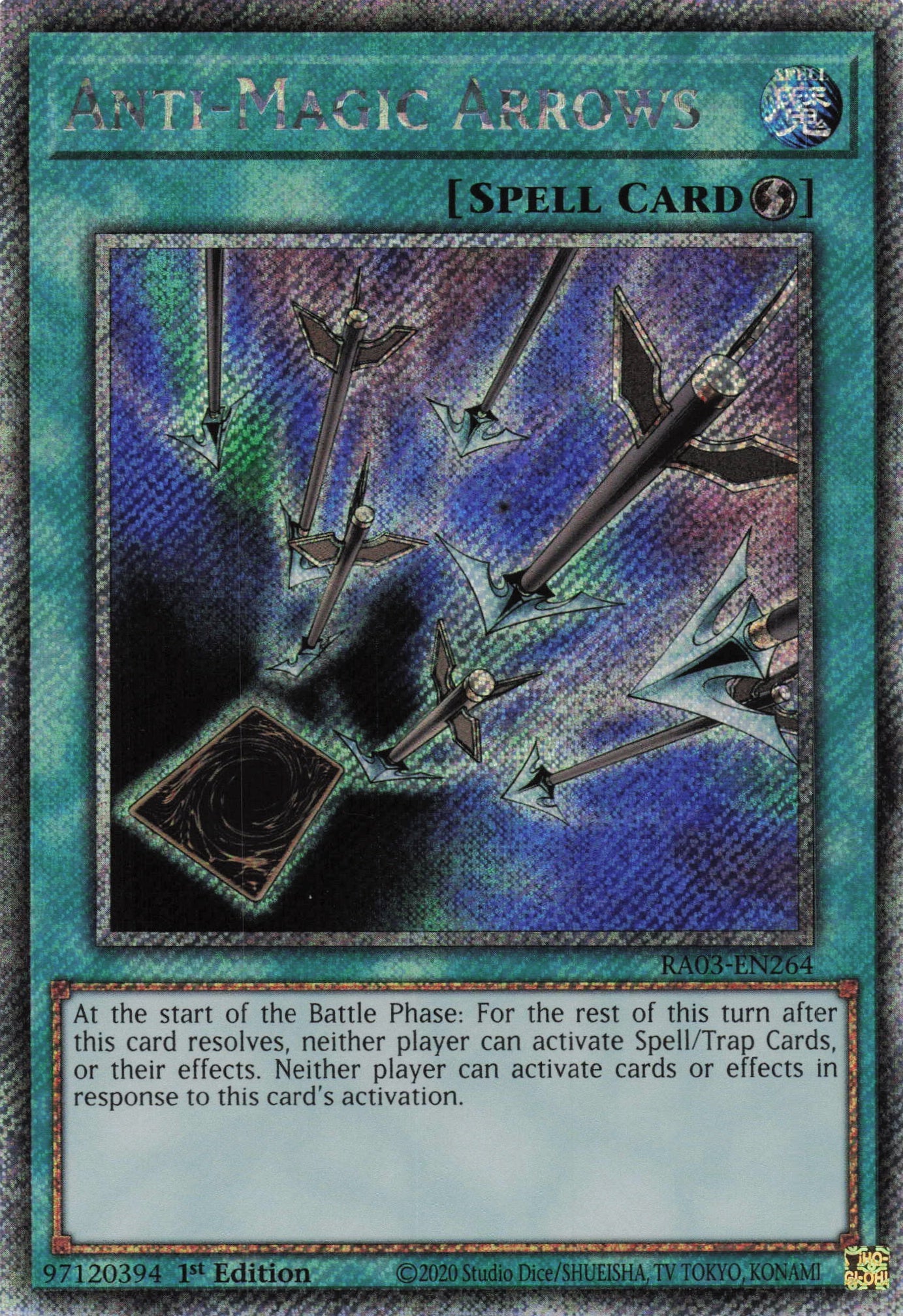 Anti-Magic Arrows RA03-EN264 - - Platinum Secret Rare - -
