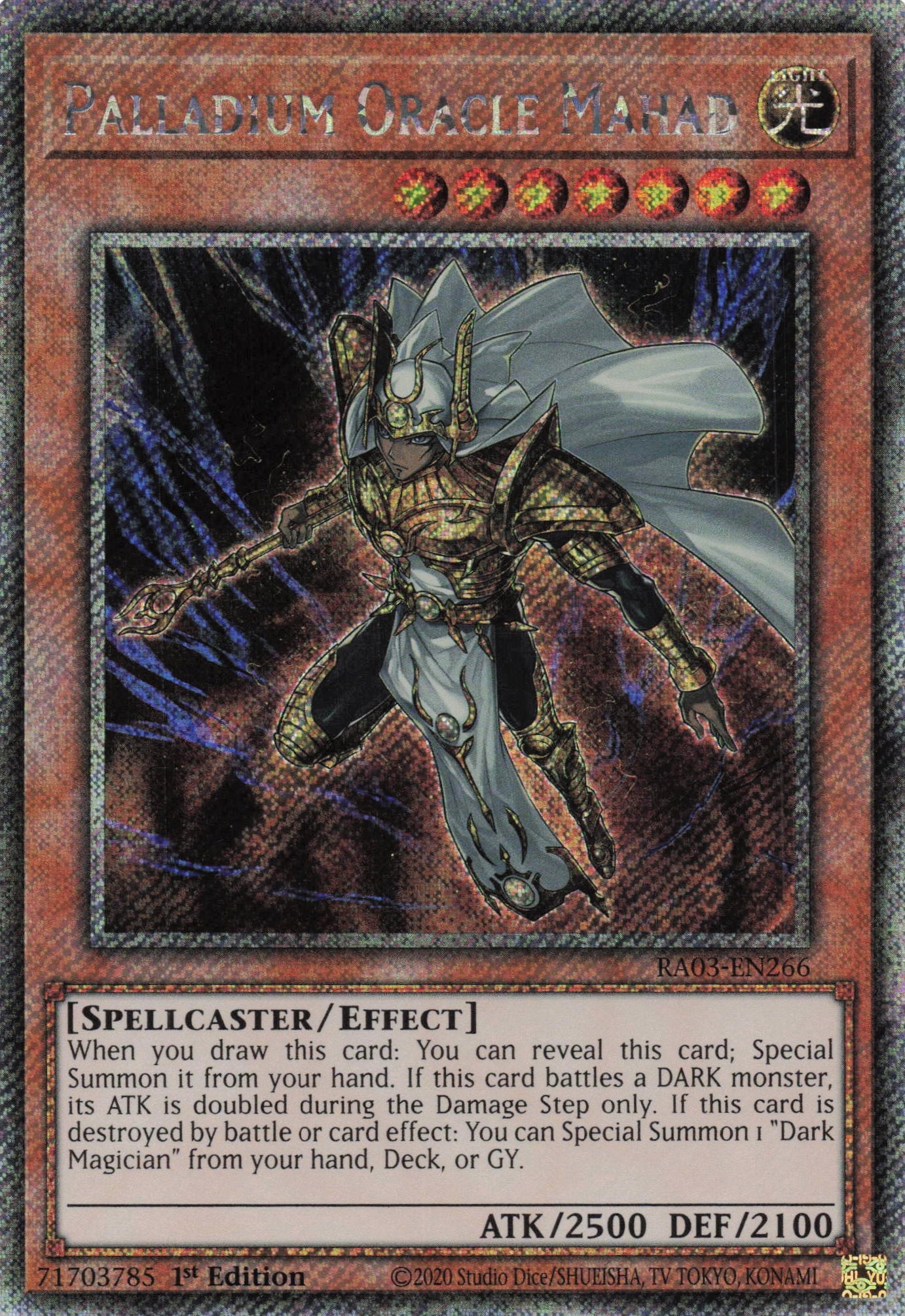 Palladium Oracle Mahad RA03-EN266 - Quarter Century Secret Rare -