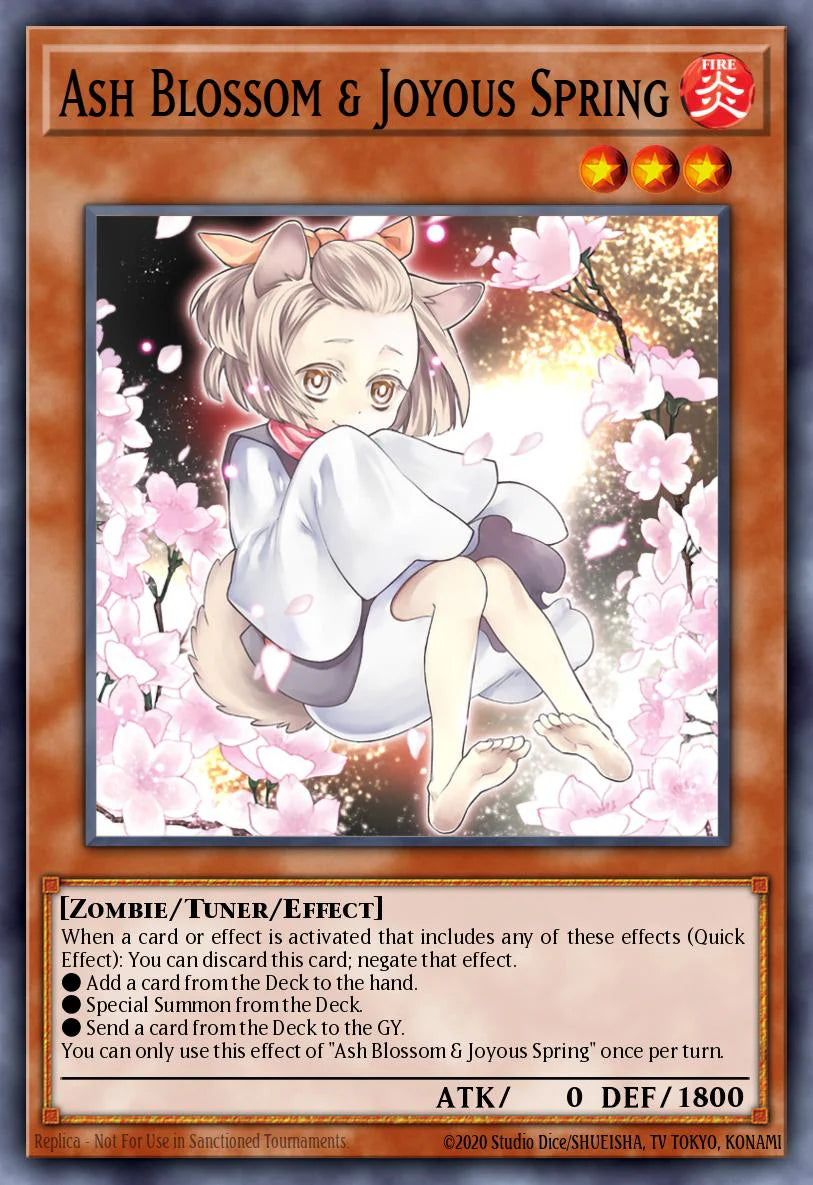 yugioh card ash blossom RC04-AE009 Ash Blossom & Joyous Spring (UL)