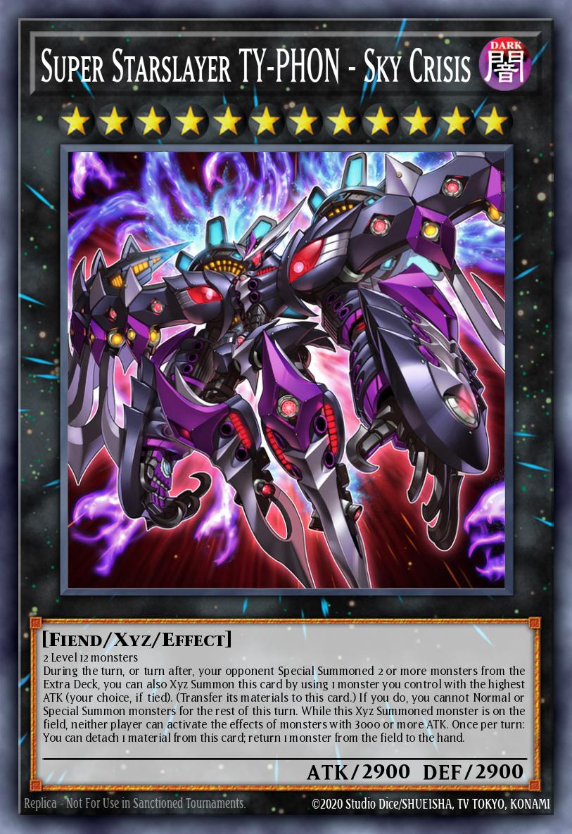 yugioh level 12 monsters Super Starslayer TY-PHON