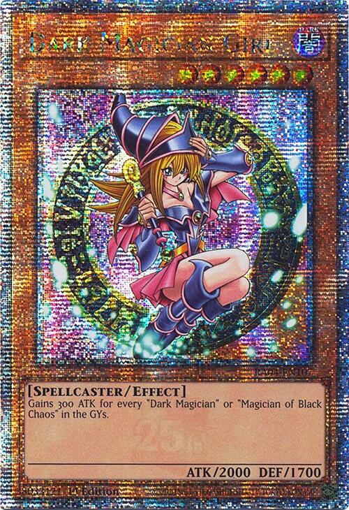 RA04-EN107 - Dark Magician Girl V1 - Quarter Century Secret Rare - - Quarter Century Stampede