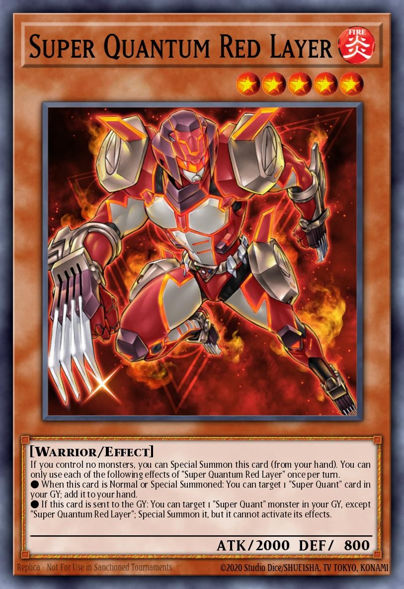 yugioh super quantum cards RA05-EN008 - Super Quantum Red Layer - Secret Rare
