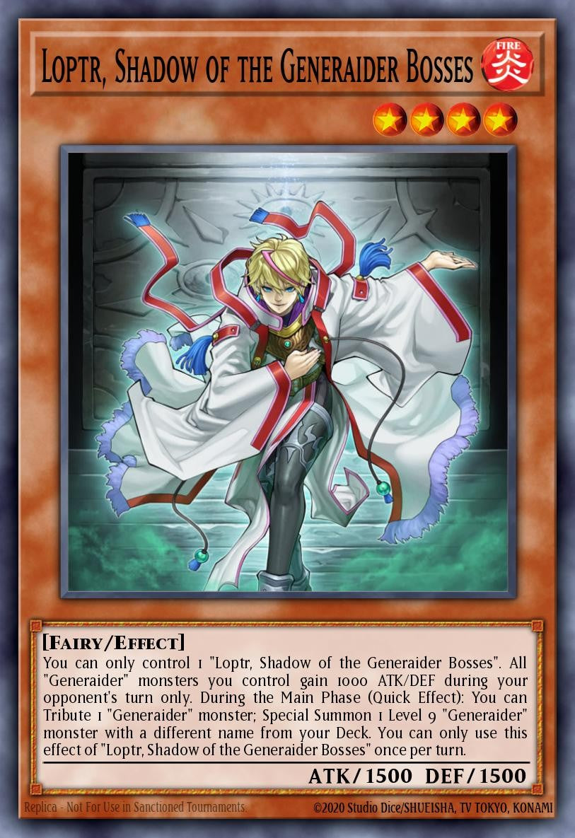 RA05-EN016 - Loptr, Shadow of the Generaider Bosses - Super Rare - Rarity Collection 5