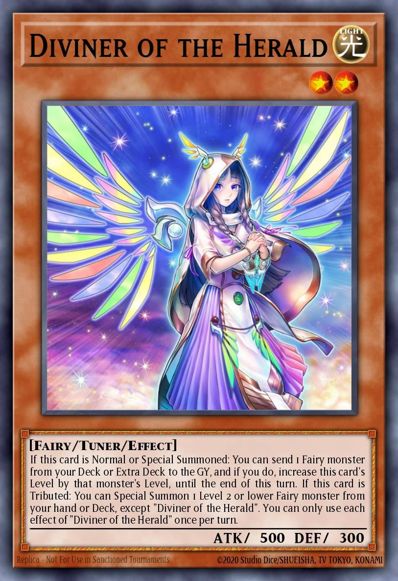 RA05-EN017 - Diviner of the Herald - Super Rare - Rarity Collection 5