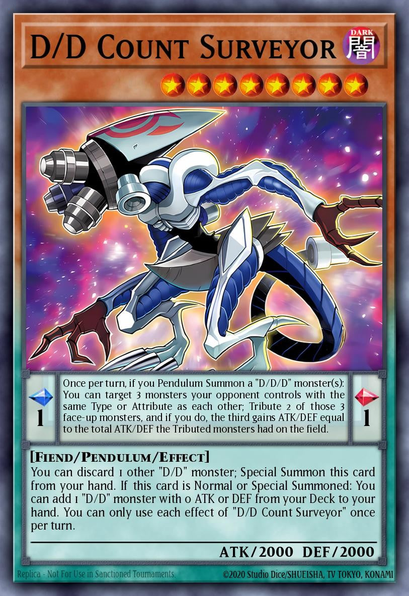 RA05-EN034 - D/D Count Surveyor - Starlight Rare - Rarity Collection 5 RA05-EN034 - D/D Count Surveyor - Starlight Rare - Rarity Collection 5