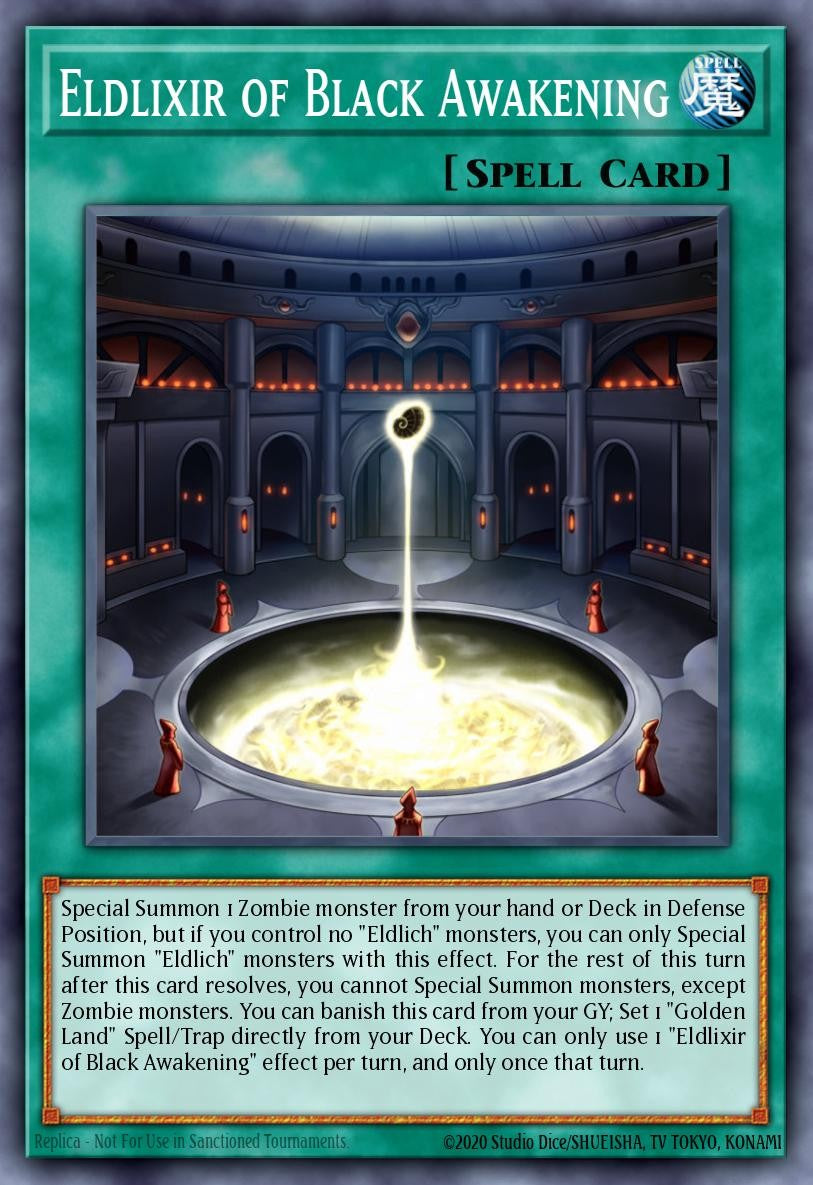 RA05-EN065 - Eldlixir of Black Awakening - Super Rare - Rarity Collection 5