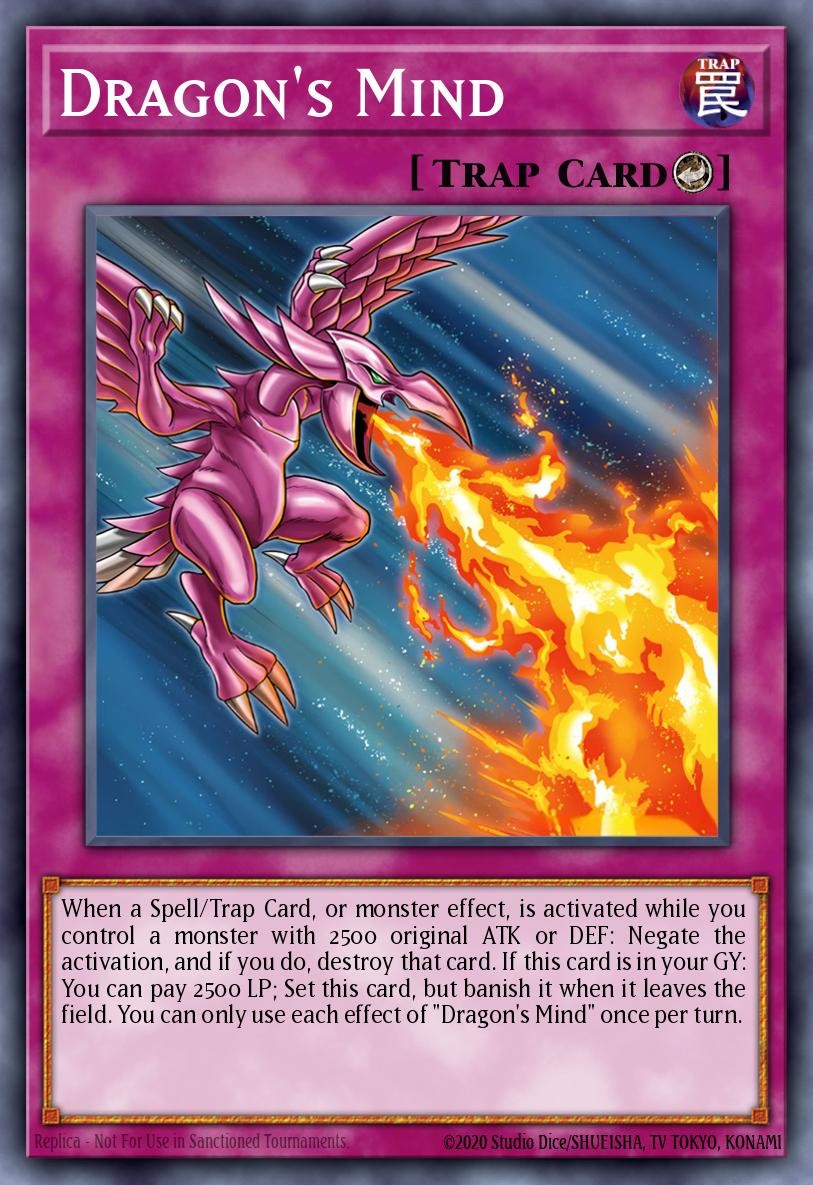 RA05-EN082 - Dragon's Mind - Secret Rare - Rarity Collection 5 RA05-EN082 - Dragon's Mind - Secret Rare - Rarity Collection 5