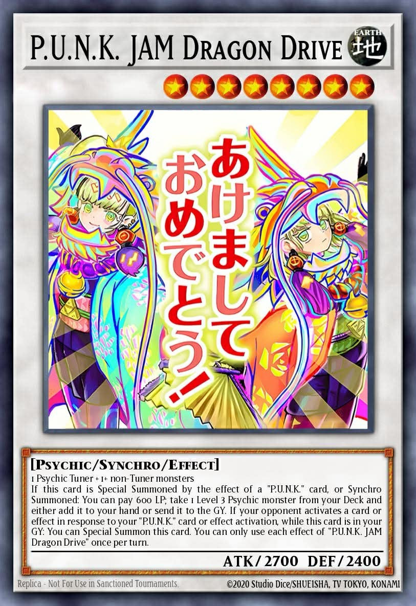RA05-EN102 - P.U.N.K. JAM Dragon Drive - Ultra Rare - Rarity Collection 5 RA05-EN102 - P.U.N.K. JAM Dragon Drive - Ultra Rare - Rarity Collection 5