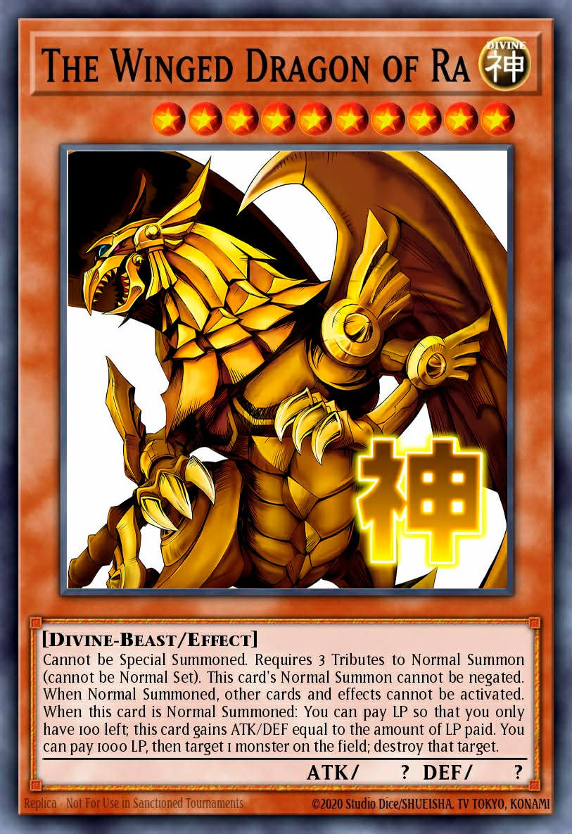 RA05-EN130 - The Winged Dragon of Ra - Starlight Rare - Rarity Collection 5 RA05-EN130 - The Winged Dragon of Ra - Starlight Rare - Rarity Collection 5