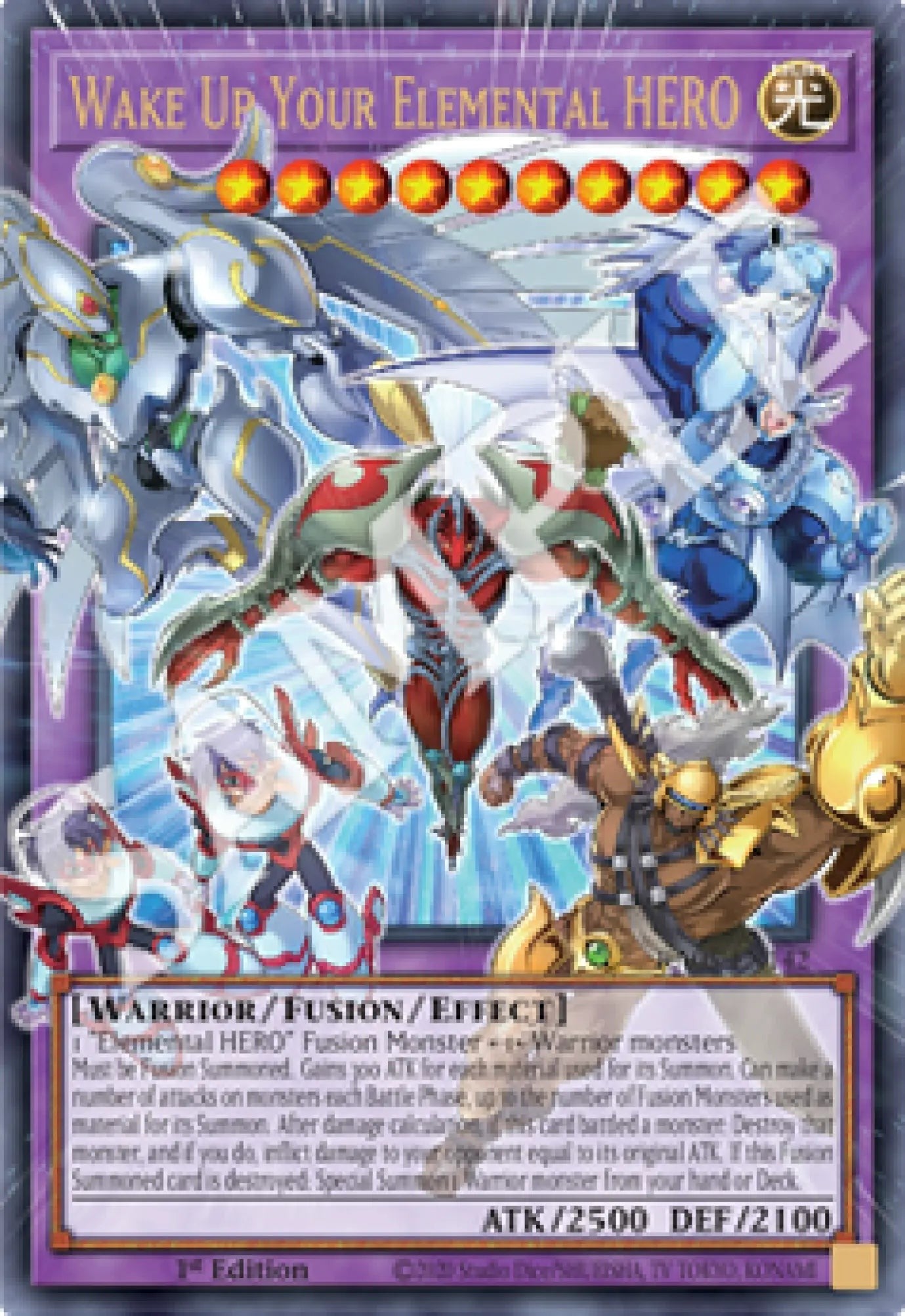 RA05-EN142 - Wake Up Your Elemental HERO (extended art) - Ultra Rare - Rarity Collection 5 RA05-EN142 - Wake Up Your Elemental HERO (extended art) - Ultra Rare - Rarity Collection 5