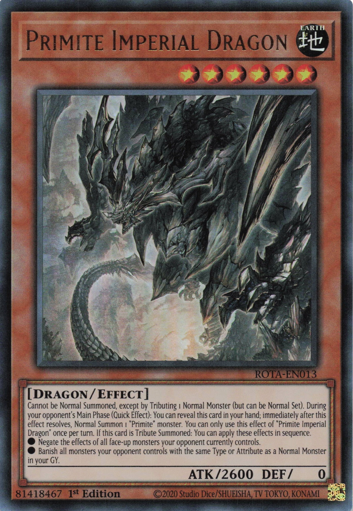 ROTA-EN013 - Primite Imperial Dragon - Ultra Rare