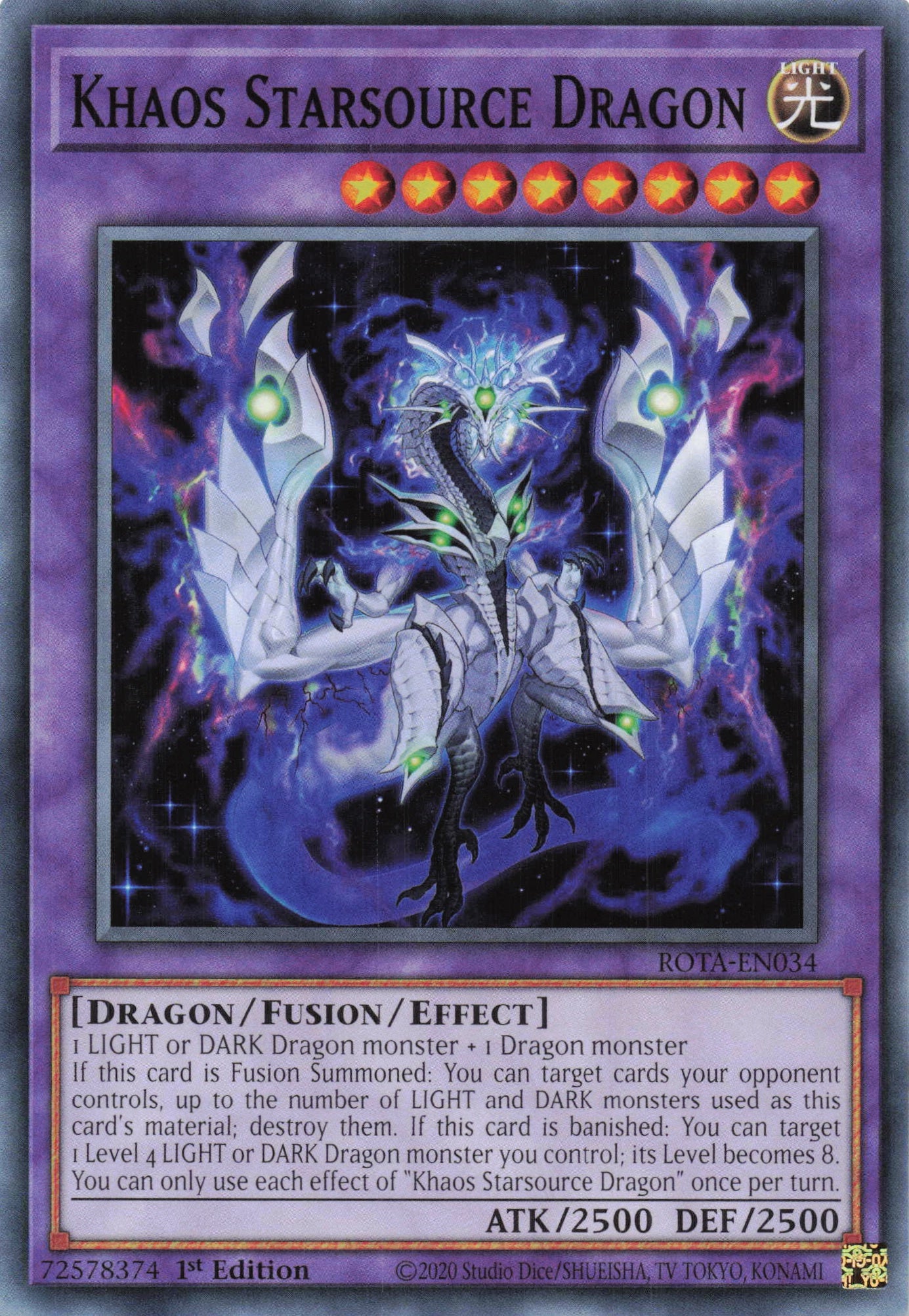 ROTA-EN034 - Khaos Starsource Dragon - Common - - Rage of The Abyss