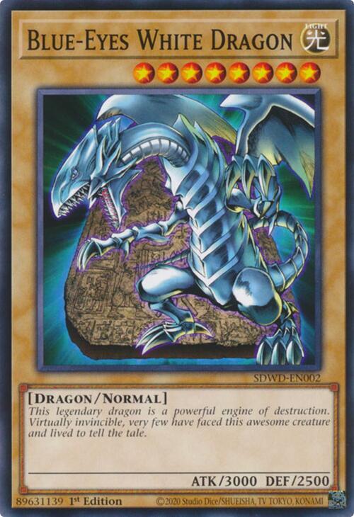 SDWD-EN002 - Blue-Eyes White Dragon - Common - Structure Deck: Blue-Eyes White Destiny