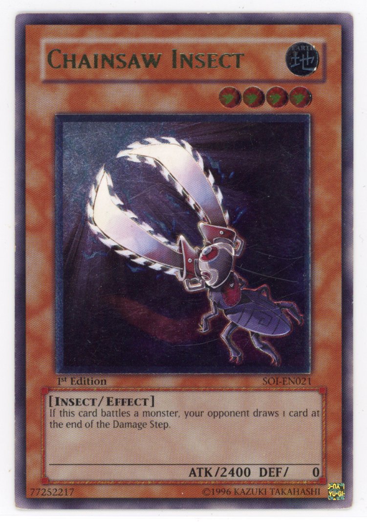 SOI-EN021 - Chainsaw Insect - Ultimate Rare - Shadow of Infinity