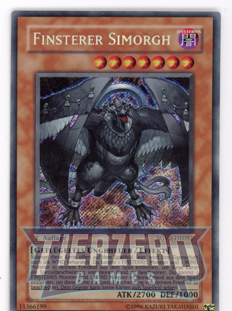 SOVR-DE092 - Dark Simorgh - Secret Rare - Stardust Overdrive