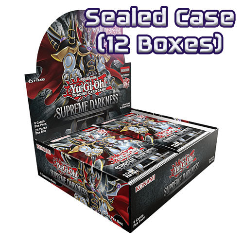 Yugioh Supreme Darkness Booster Box x12 Sealed Case Yugioh Supreme Darkness Booster Box x12 Sealed Case
