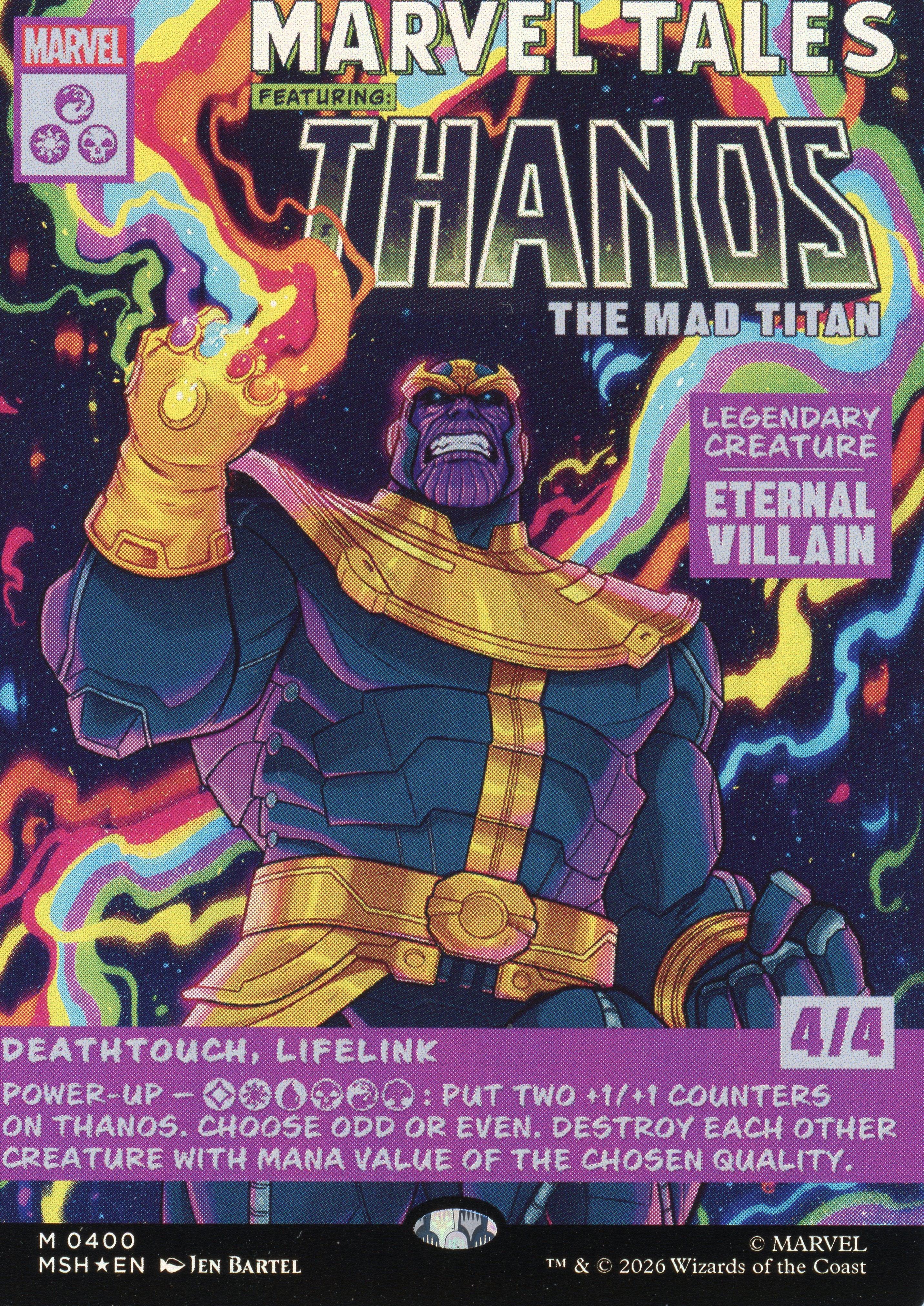 Thanos, the Mad Titan - Mythic - Marvel Super Heroes - MSH-0400 (Foil)