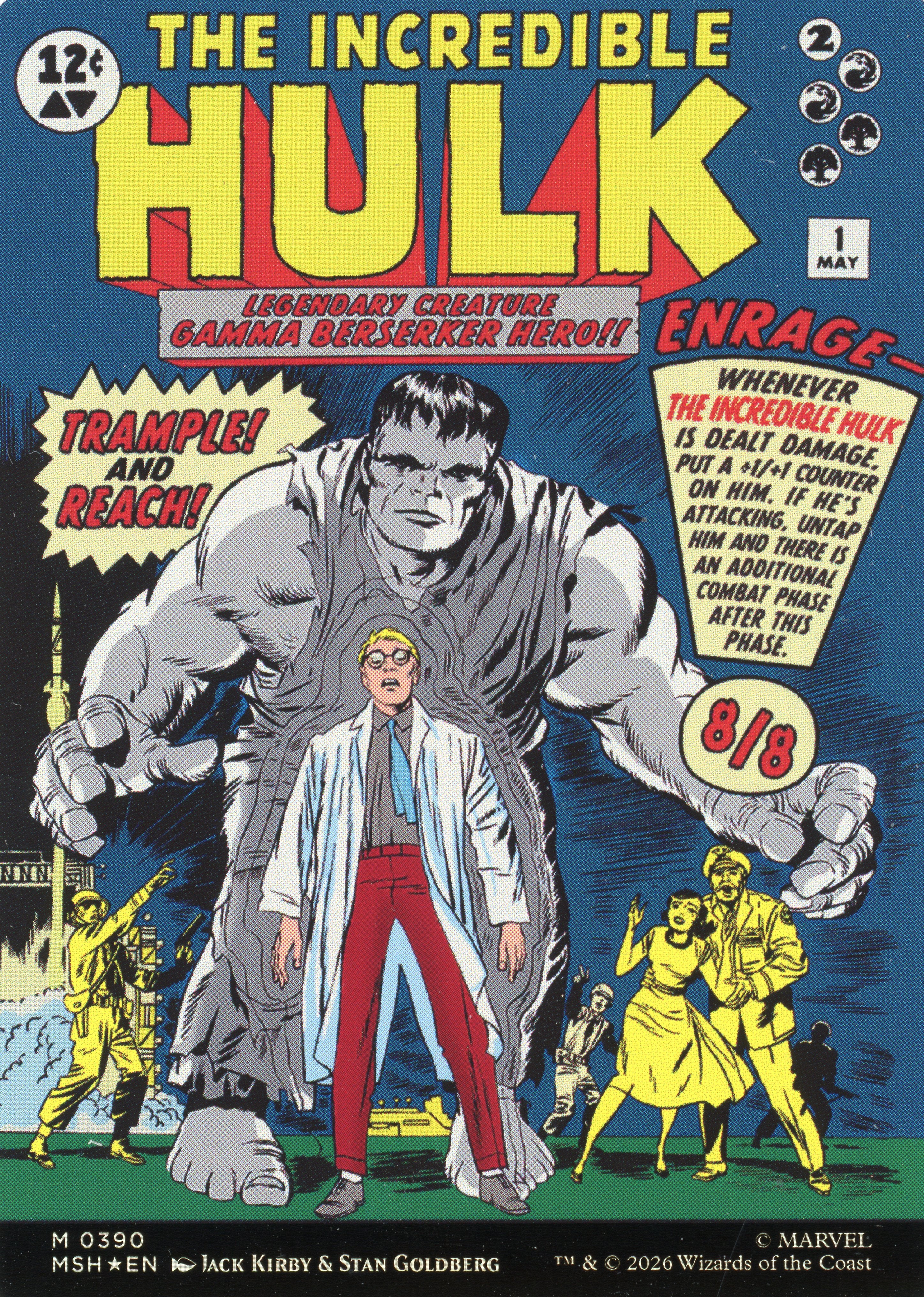 Bruce Banner // The Incredible Hulk - Mythic - Marvel Super Heroes - MSH-0390 (Foil)