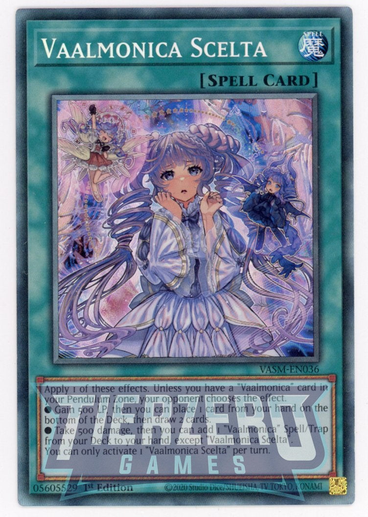 VASM-EN036 - Vaalmonica Scelta - Collectors Rare - Normal Spell Card - Valiant Smashers