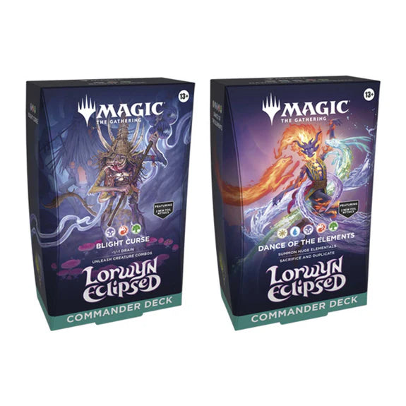 MTG Lorwyn Eclipsed Blight Curse Commander Deck