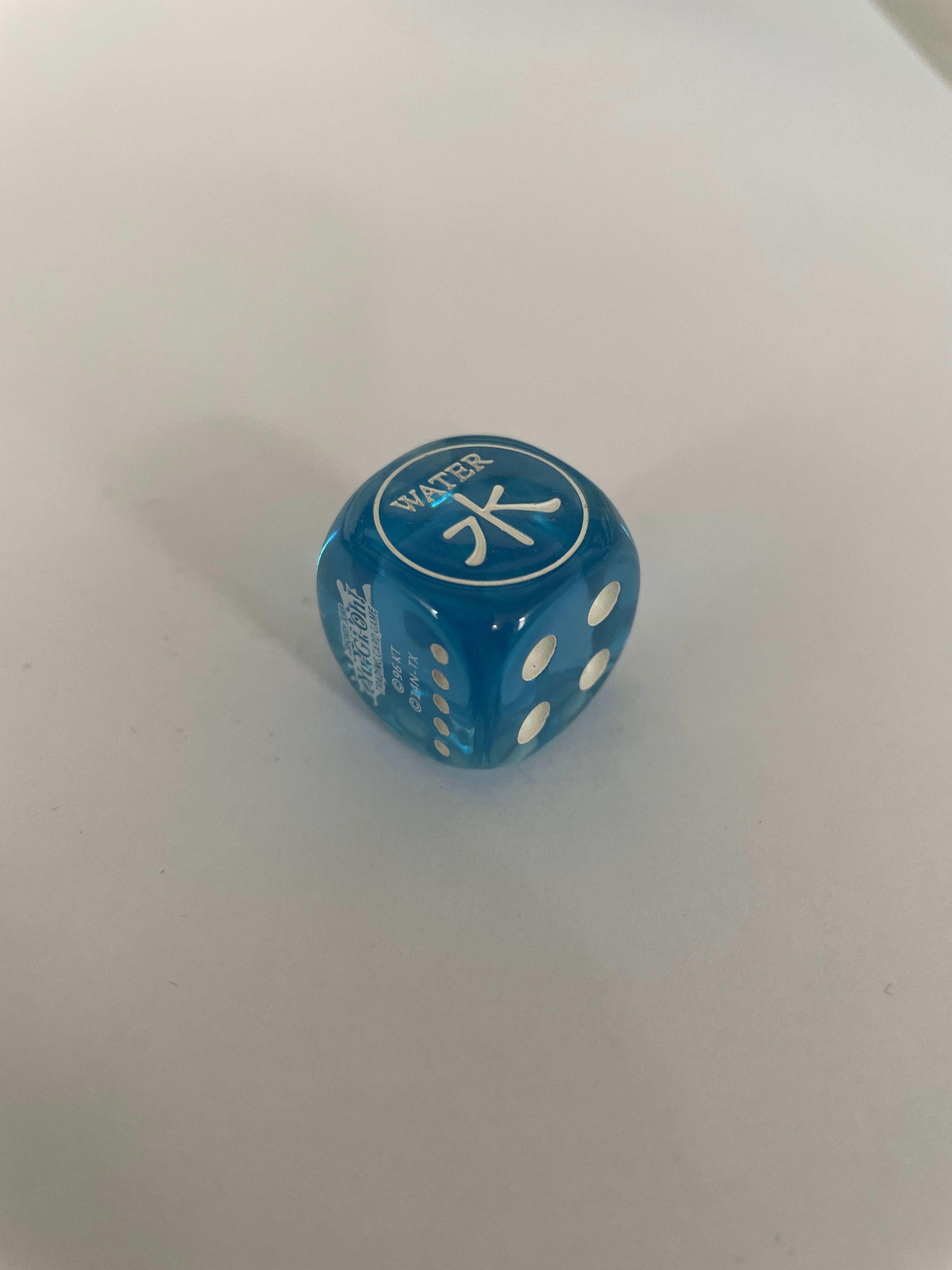 Yugioh Water Attribute TCG YCS Dice Yugioh Water Attribute TCG YCS Dice