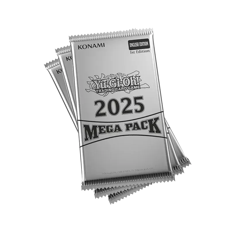 Yugioh Mega Pack 2025 Booster Pack 3x Sealed