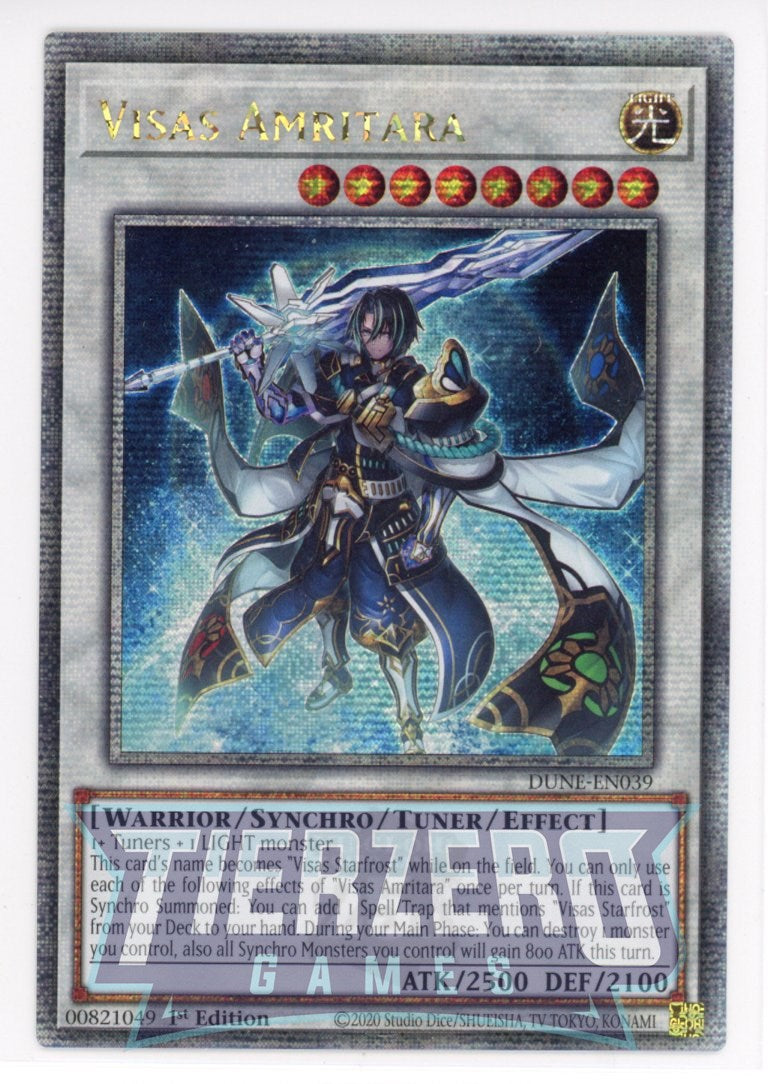 visas cards yugioh DUNE-EN039 - Visas Amritara - Quarter Century Secret Rare