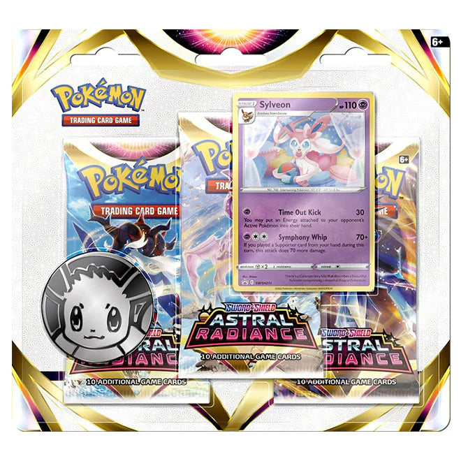 Pokemon Astral Radiance 3 Pack Blister Sylveon
