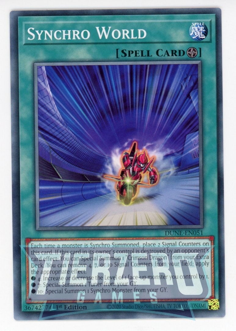 DUNE-EN051 - Synchro World - Common - Field Spell
