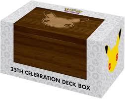Ultra Pro Pokémon 25th Celebration Deck Box