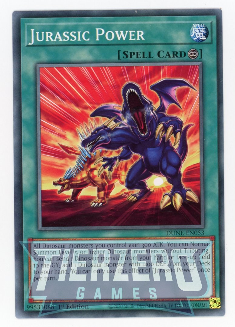 DUNE-EN053 - Jurassic Power - Common - Continuous Spell - Duelist Nexu DUNE-EN053 - Jurassic Power - Common - Continuous Spell - Duelist Nexu