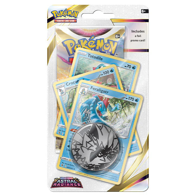 Pokemon Astral Radiance Premium Checklane Blister Feraligatr