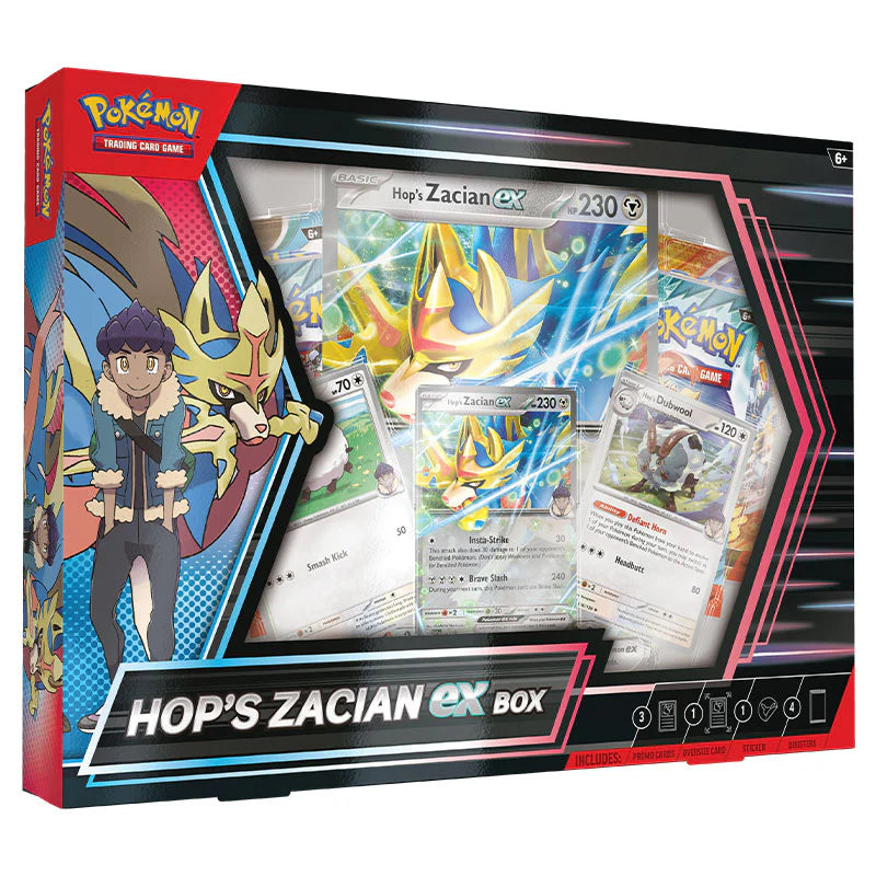 Pokemon Hops Zacian Ex Collection Box