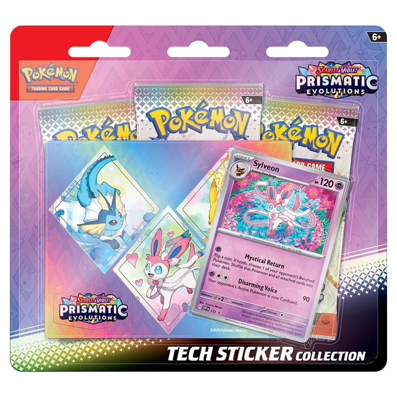 Pokemon - Scarlet & Violet - Prismatic Evolutions Tech Sticker Collection Sylveon