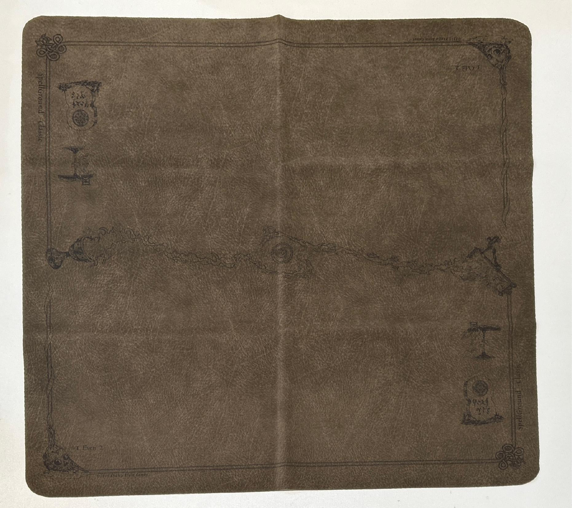 Spellground Classic Green Vintage Playmat