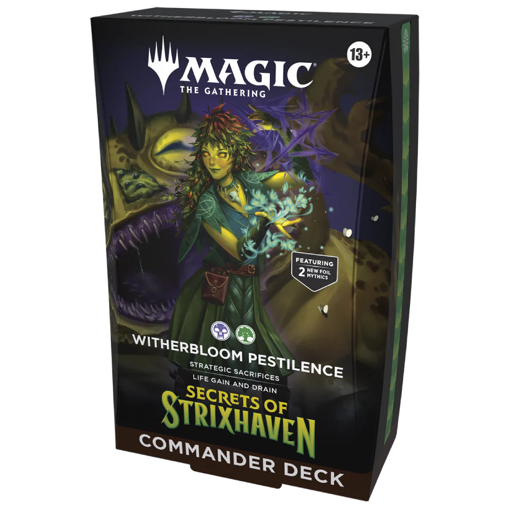 MTG Secrets Of Strixhaven Witherbloom Pestilence Commander Deck