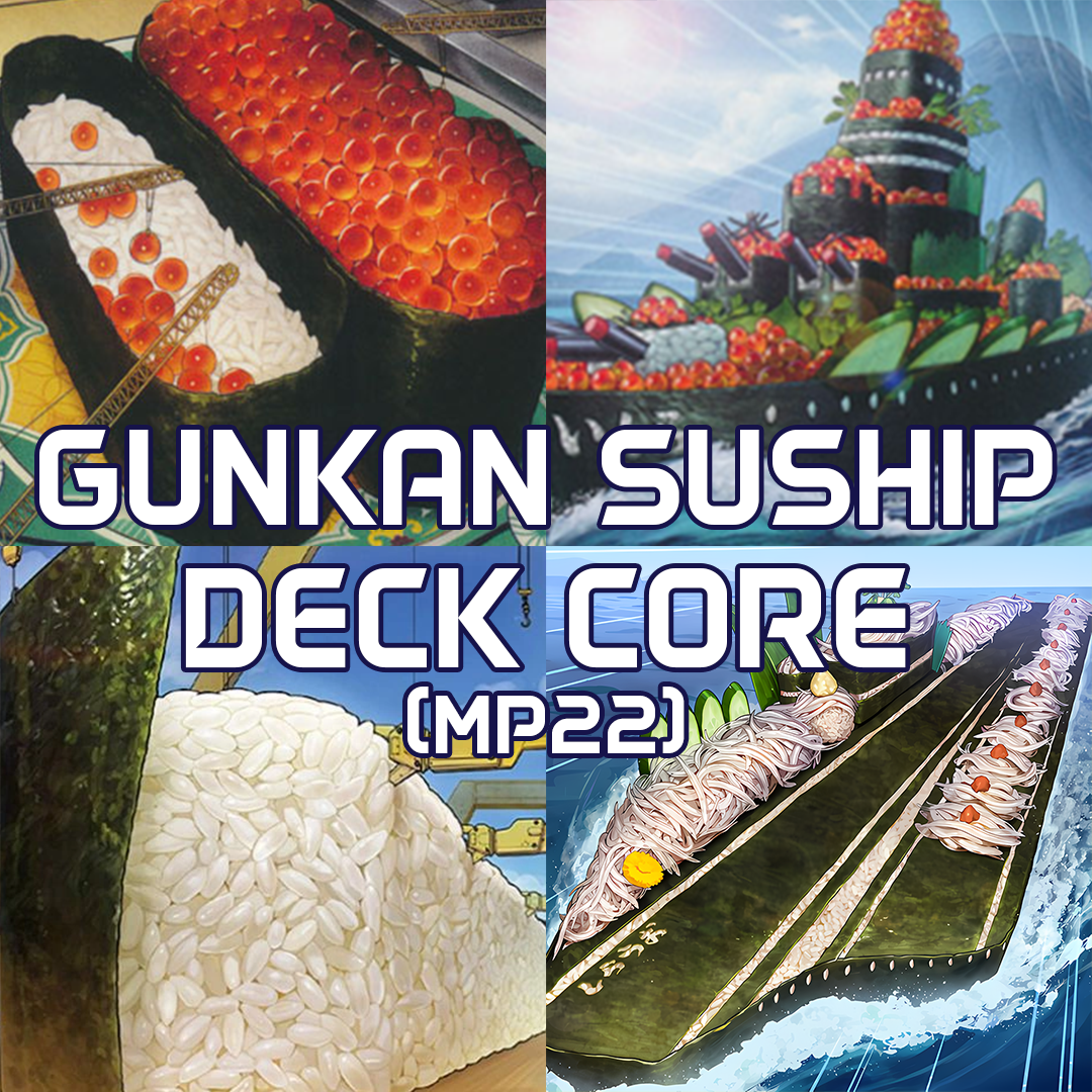 Yugioh MP22 POTE CYAC Gunkan Suship Deck Core 33 Cards