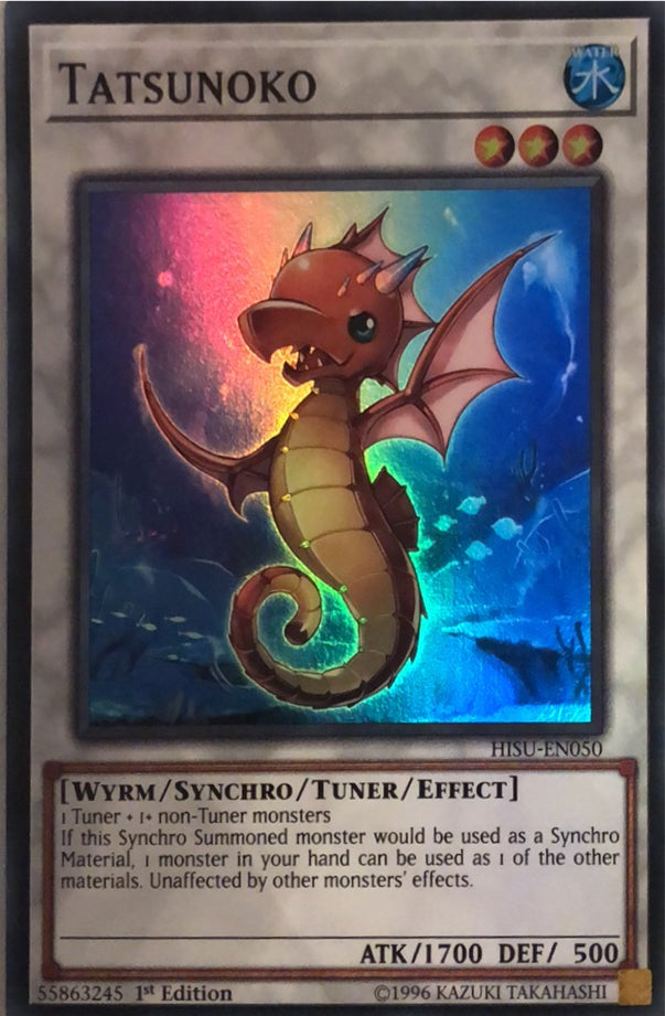 HISU-EN050 - Tatsunoko - Super Rare - Effect Tuner Synchro Monster - 1st-Edition - Hidden Summoners