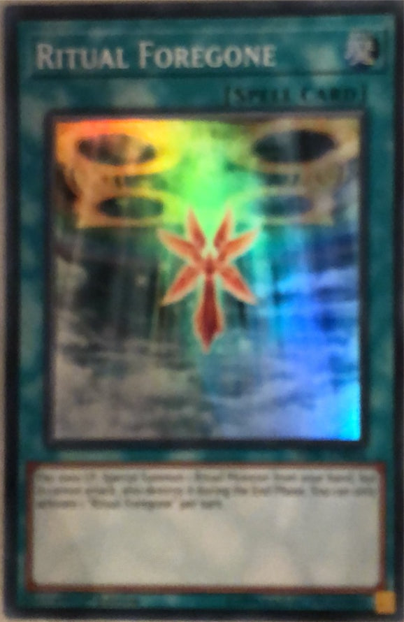 normal spell card yugioh Yugioh HISU-EN054 - Ritual Foregone - Super Rare - Normal Spell - 1st-Edition