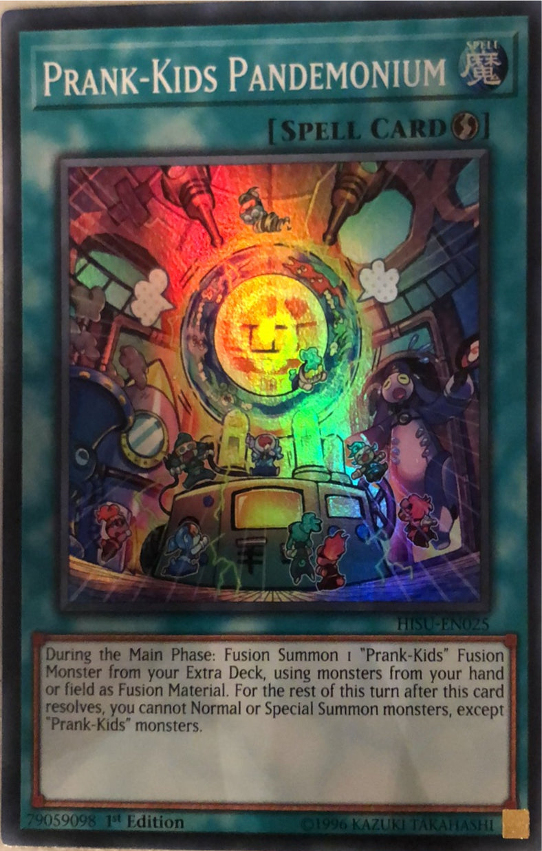 HISU-EN025 - Prank-Kids Pandemonium - Super Rare - Quick Play Spell - 1st-Edition - Hidden Summoners