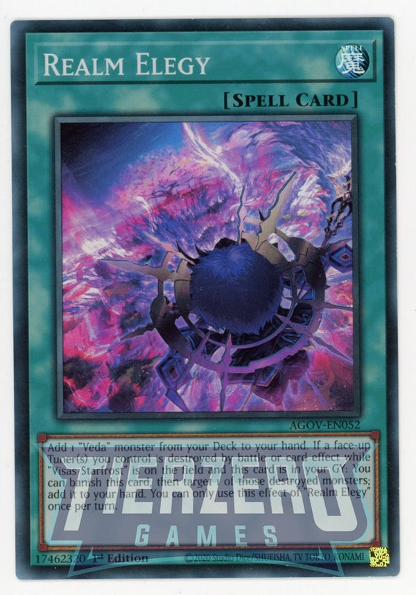 AGOV-EN052 - Realm Elegy - Super Rare - Normal Spell - Age of Overlord