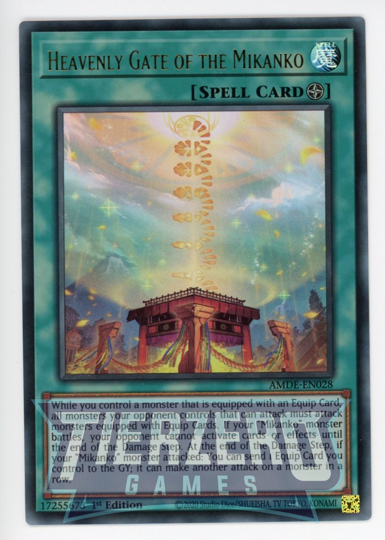 AMDE-EN028 - Heavenly Gate of the Mikanko - Ultra Rare