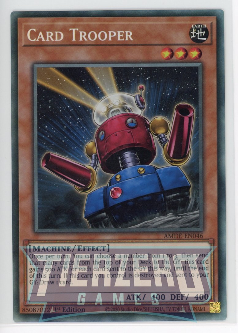 card trooper collector rare YuGiOh GX Trading Card Game Legendary Collection 2 Single Card Common Card Trooper LCGX-EN020