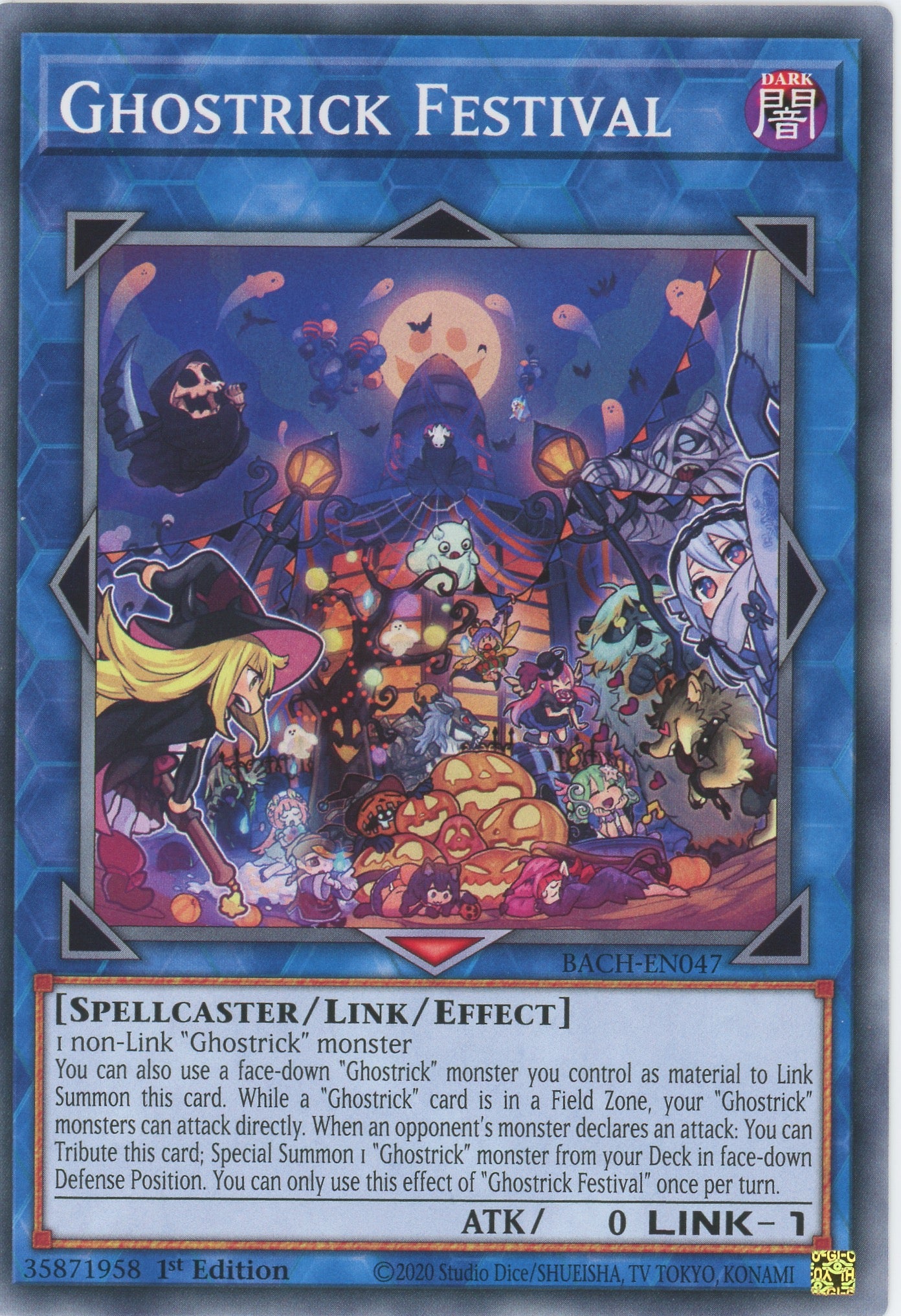 BACH-EN047 - Ghostrick Festival - Common - Effect Link Monster