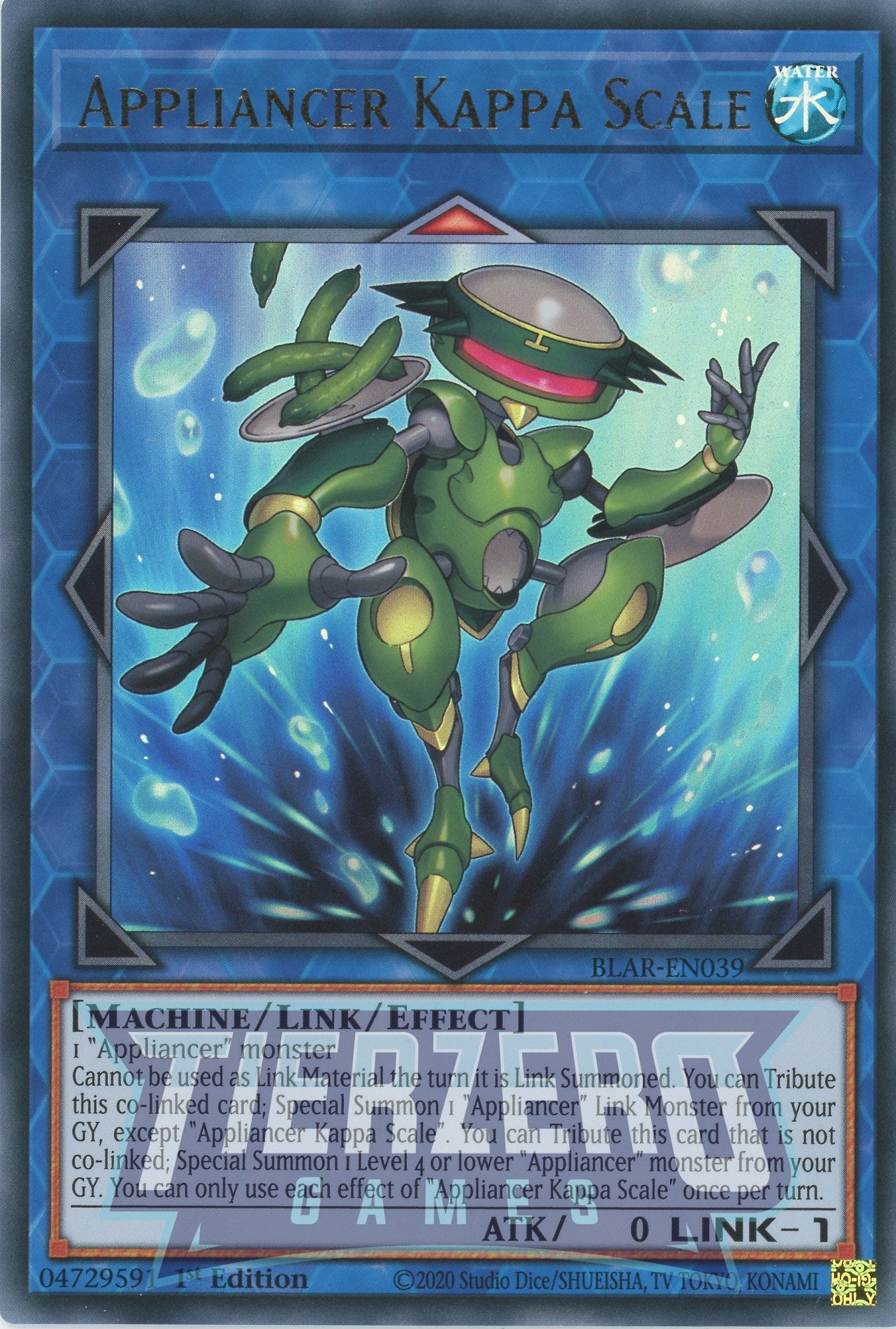 BLAR-EN039 - Appliancer Kappa Scale - Ultra Rare - Effect Link Monster